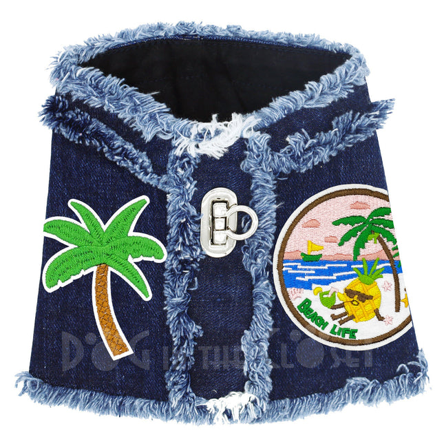 Beach Life Denim Harness Vest