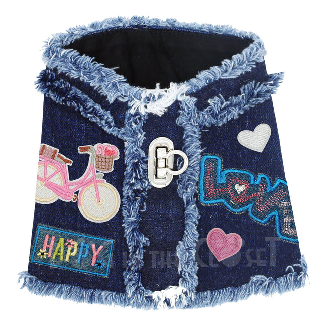 Bicycle Ride Denim Harness Vest