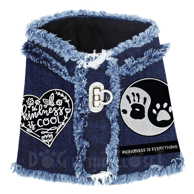 Kindness is Cool Denim Harness Vest