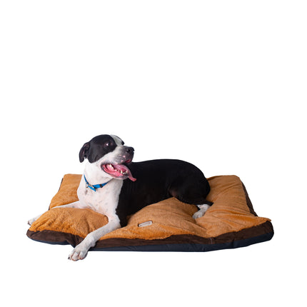 Armarkat M05HKF/ZS-XL Extra Large Pet Bed Mat With Poly Fill Cushion In Mocha & Earth Brown