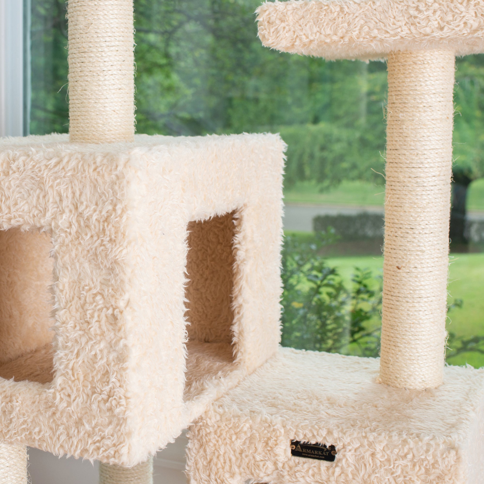 Armarkat Multi-Level Cat Tree With Two Spacious Condos, Perches for Kittens Pets Play A6702