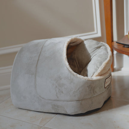 Armarkat faux suede Cat Bed and Cave 18"(L) x 12.5"(W) x 11.5"(H) C18HHL/MH Sage Green