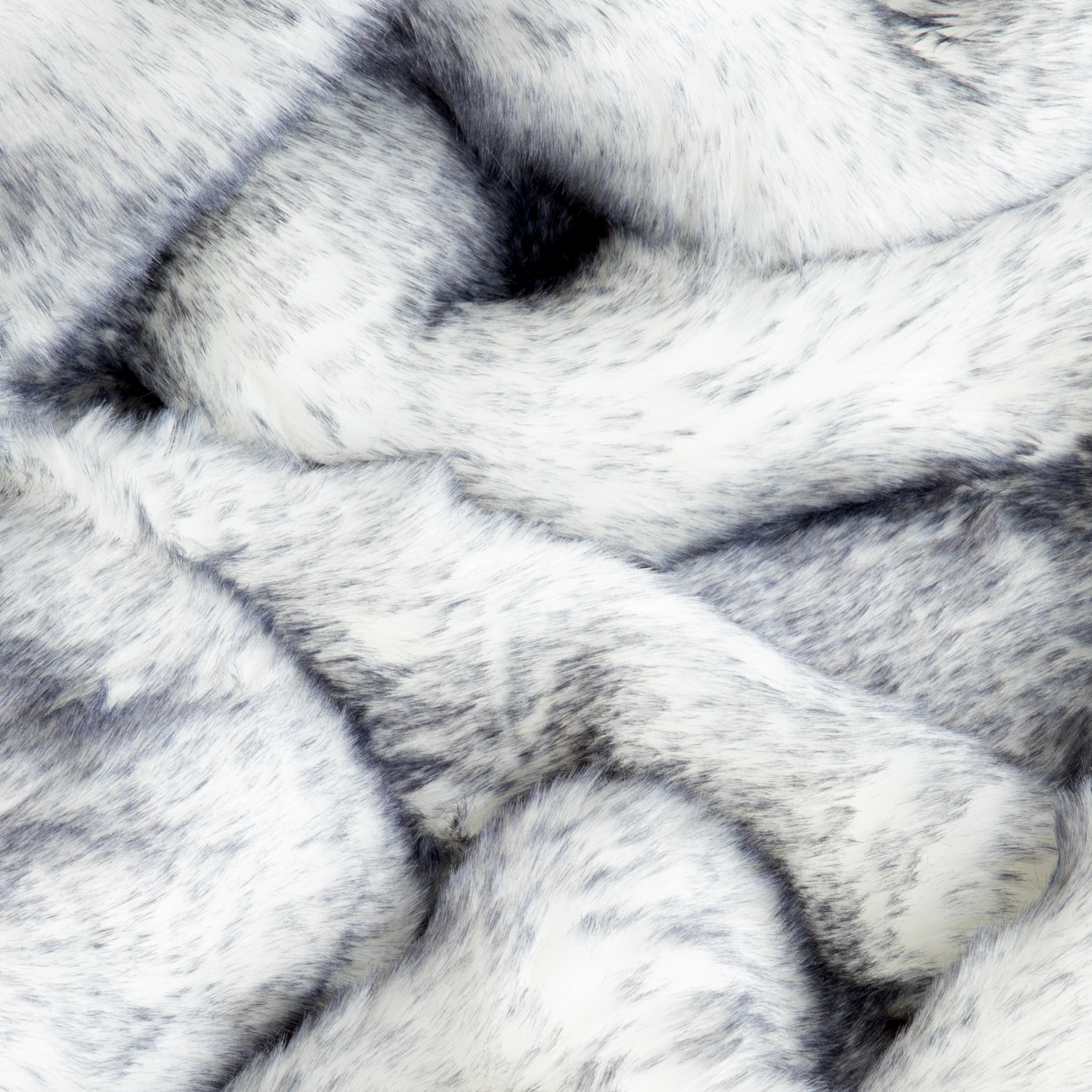 PupPouf Luxe Faux Fur Donut Dog Bed - Ultra Plush Arctic Fox