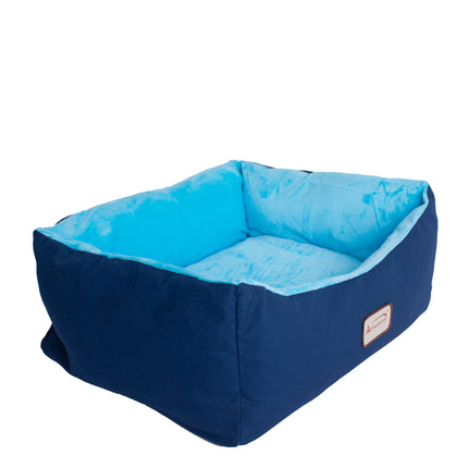 Armarkat Cat Bed Small Pet Bed Navy Blue/Sky Blue C09HSL/TL