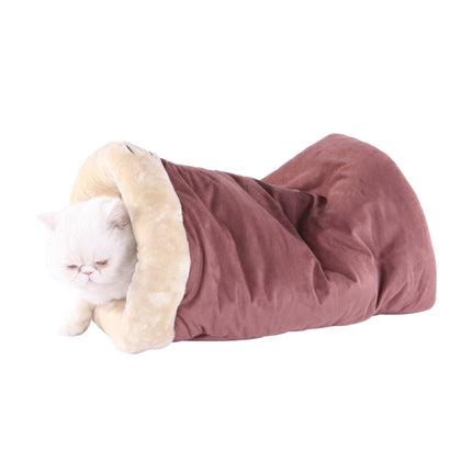 Armarkat Sleep Shape Cat Bed Soft Cave Bed for Dog and Cat C15HTH/MH Indian Red