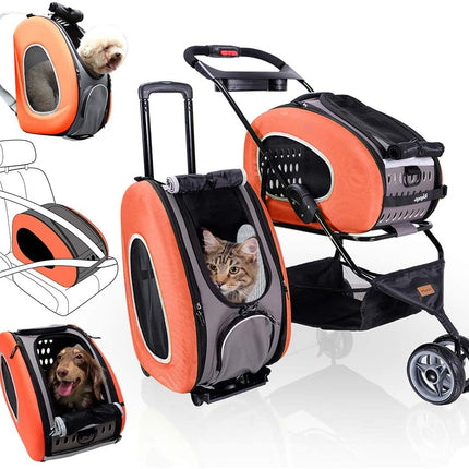 5-in-1 Combo EVA Pet Carrier/Stroller (Luxury package)