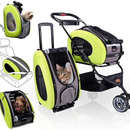 5-in-1 Combo EVA Pet Carrier/Stroller (Luxury package)