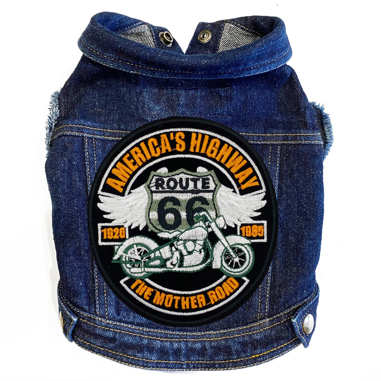 Route 66 - Denim Dog Jacket Blue Denim