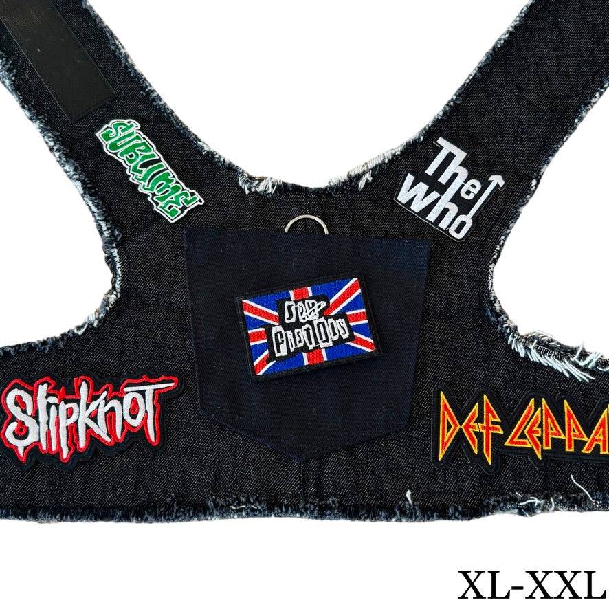 S*x Pistols Harness Black Denim