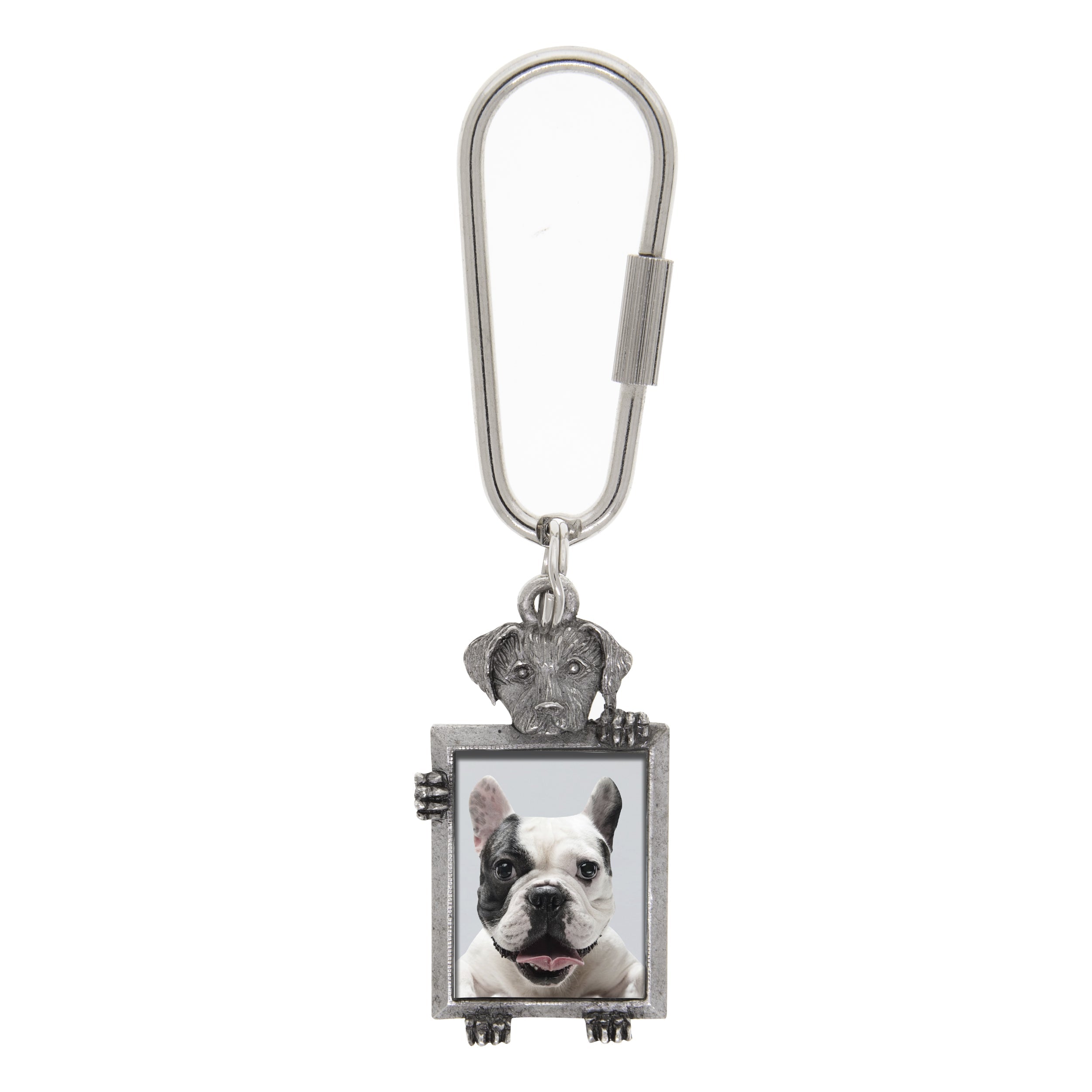 1928 Jewelry Dog Picture Carabiner Key Chain