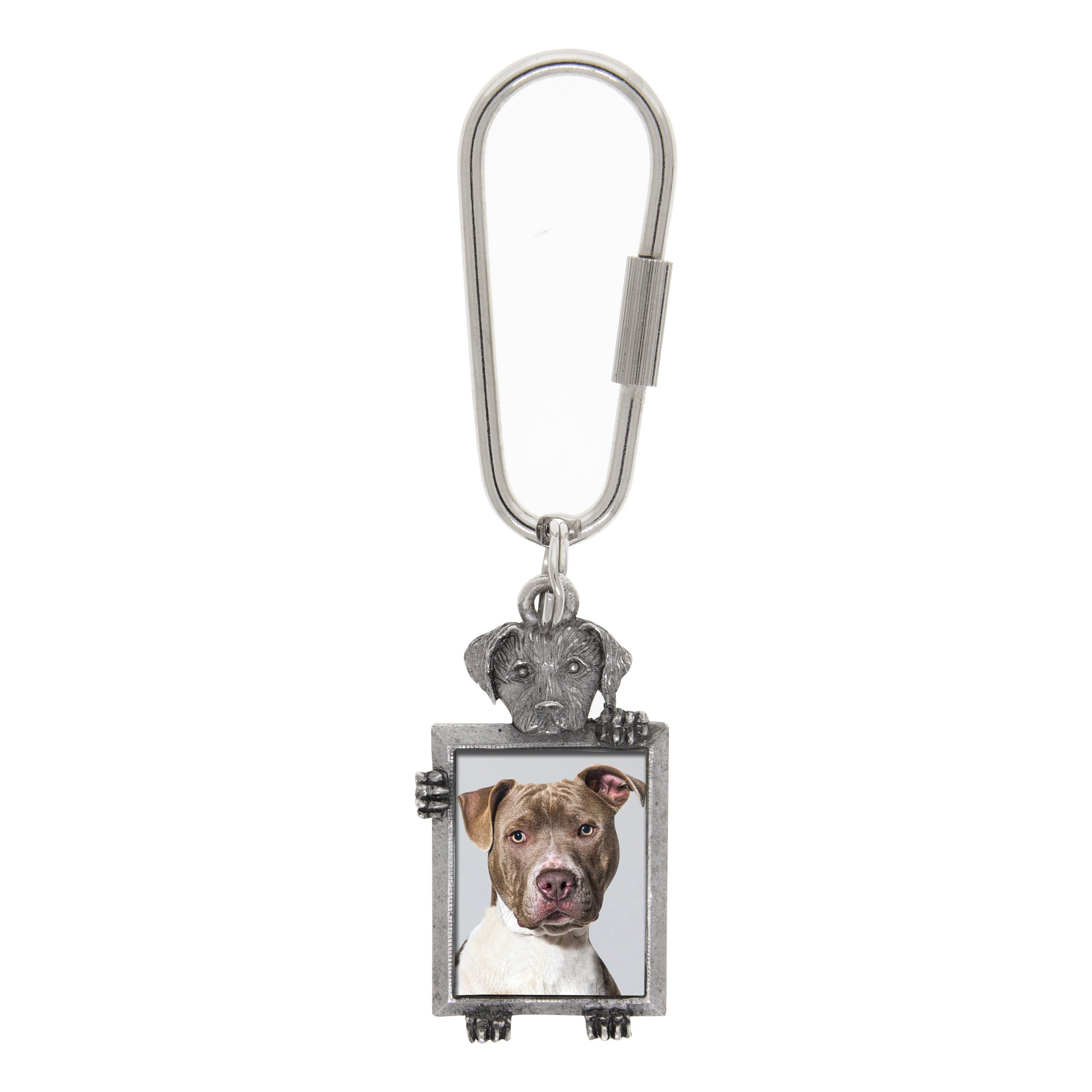 1928 Jewelry Dog Picture Carabiner Key Chain