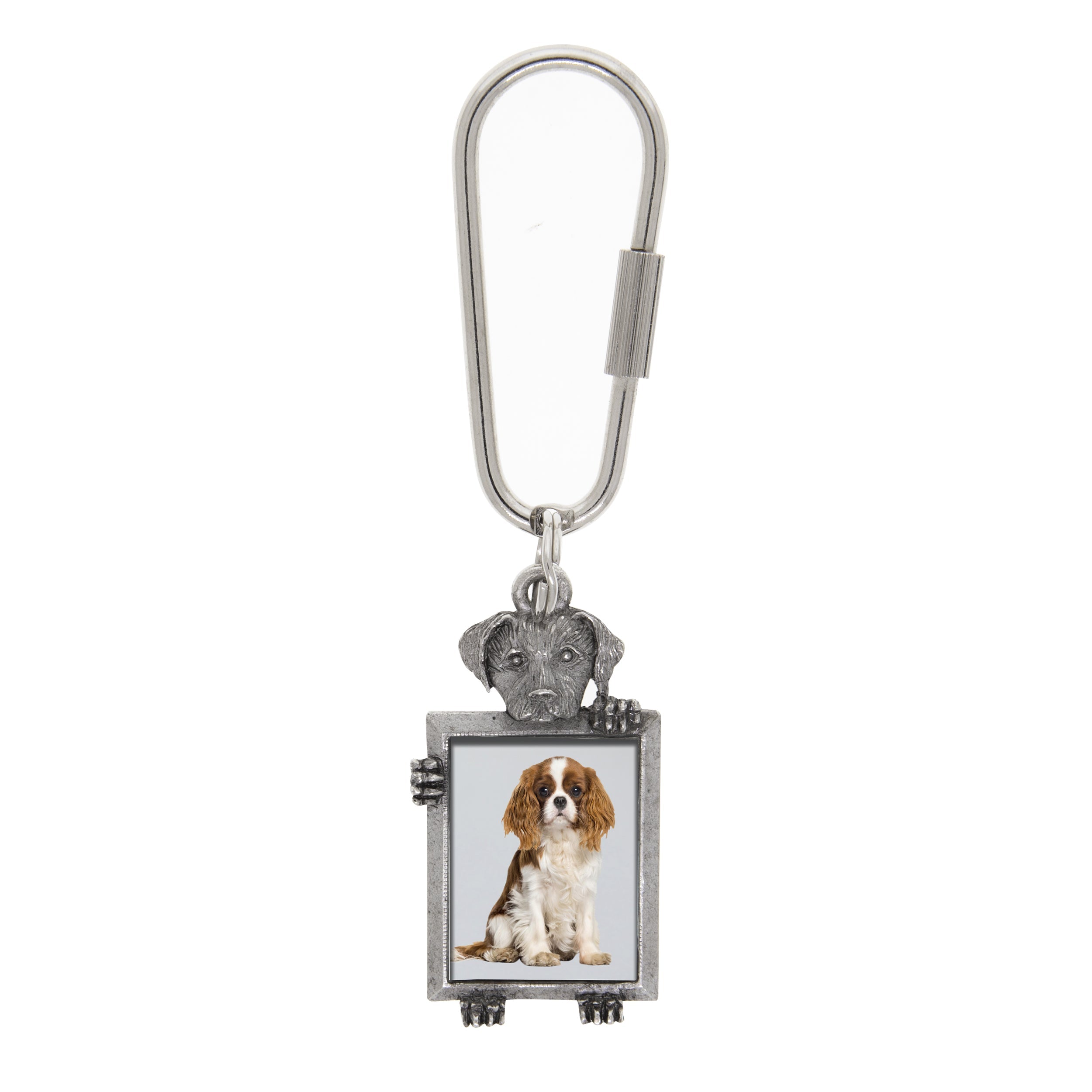 1928 Jewelry Dog Picture Carabiner Key Chain