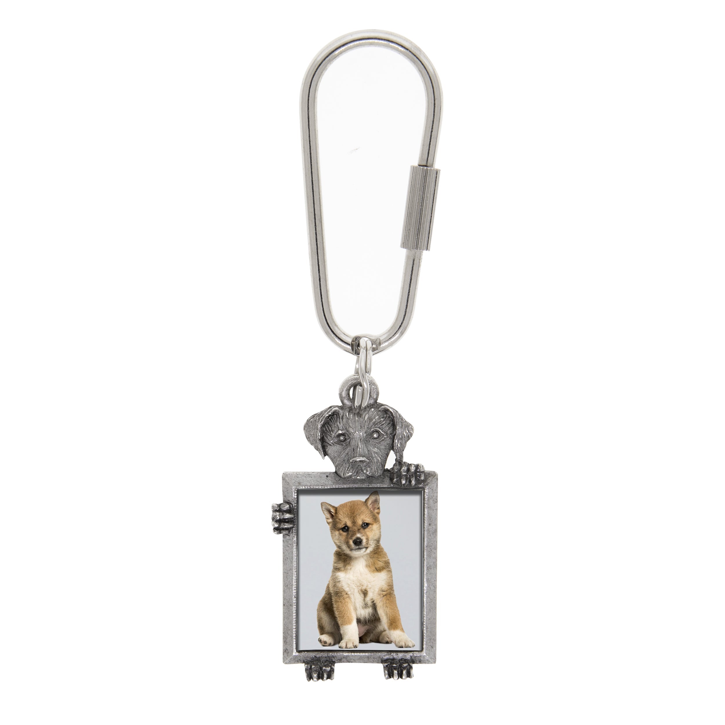 1928 Jewelry Dog Picture Carabiner Key Chain