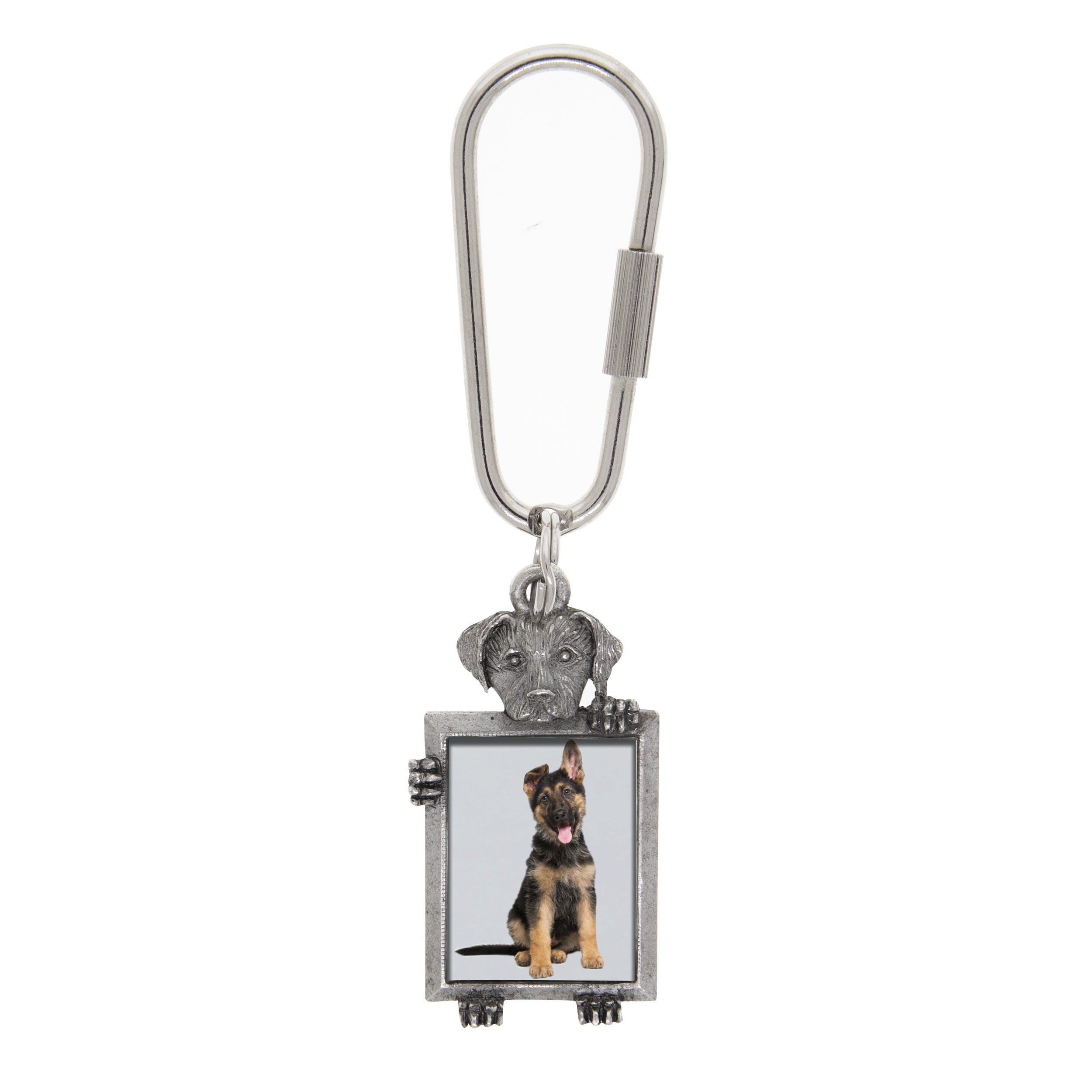 1928 Jewelry Dog Picture Carabiner Key Chain