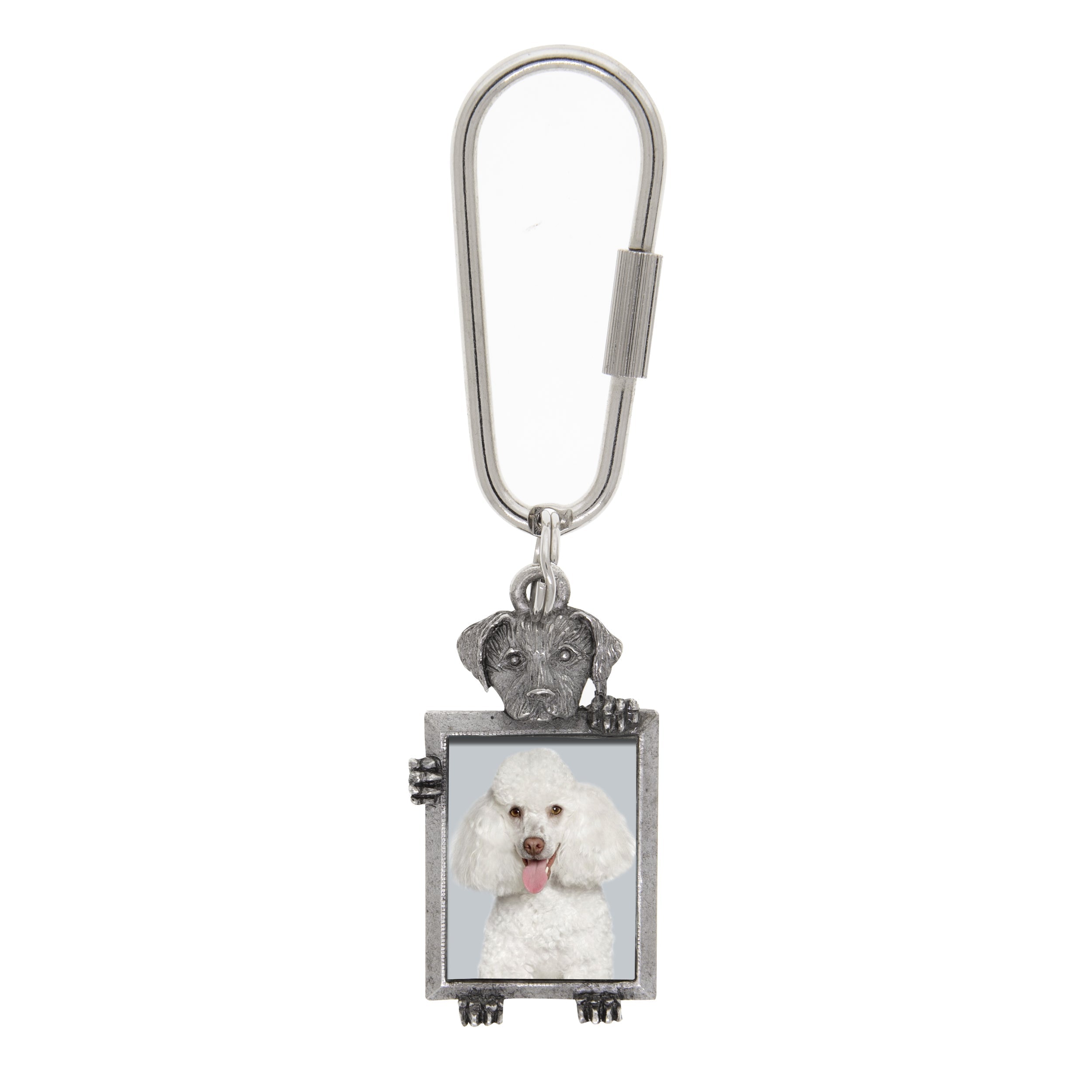 1928 Jewelry Dog Picture Carabiner Key Chain