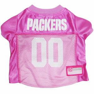 NFL Green Bay Packers Dog Jerseys Pink