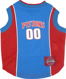 Detroit Pistons NBA Dog Jersey