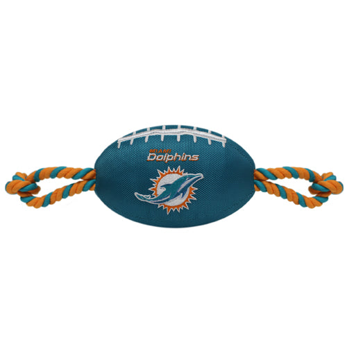 Miami Dolphins NFL Dog Football Toy