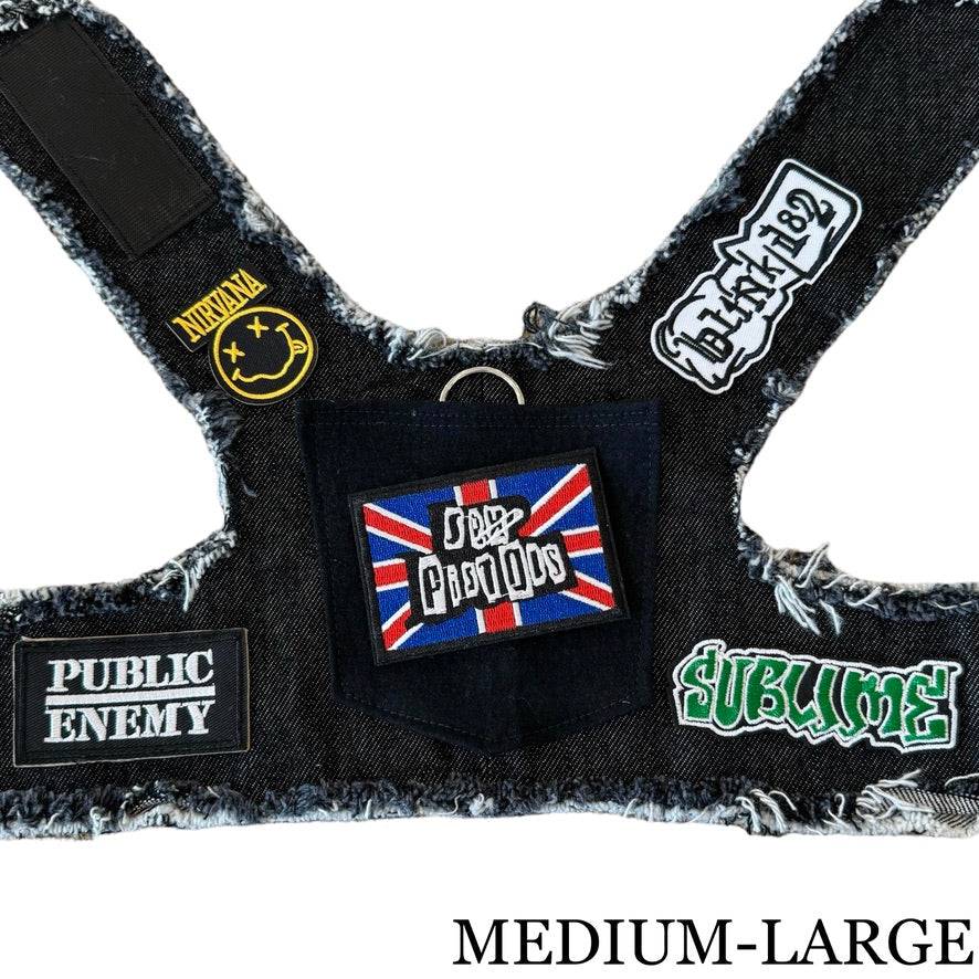 S*x Pistols Harness Black Denim