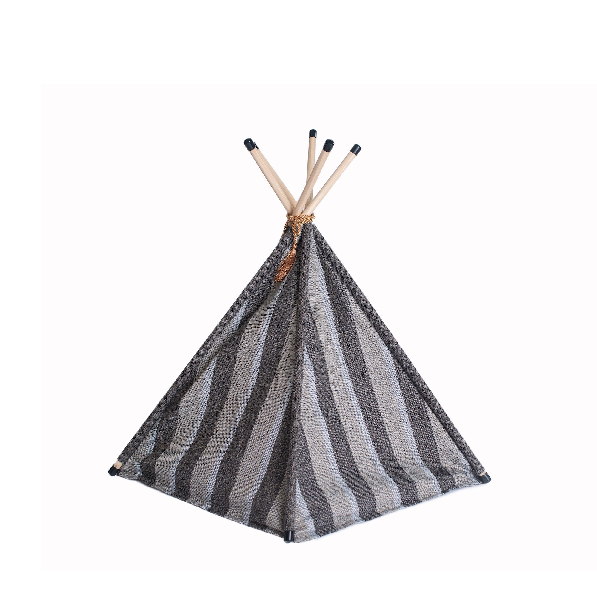 Armarkat Cat Bed C56HBS/SH, Teepee Style With Striped Pattern