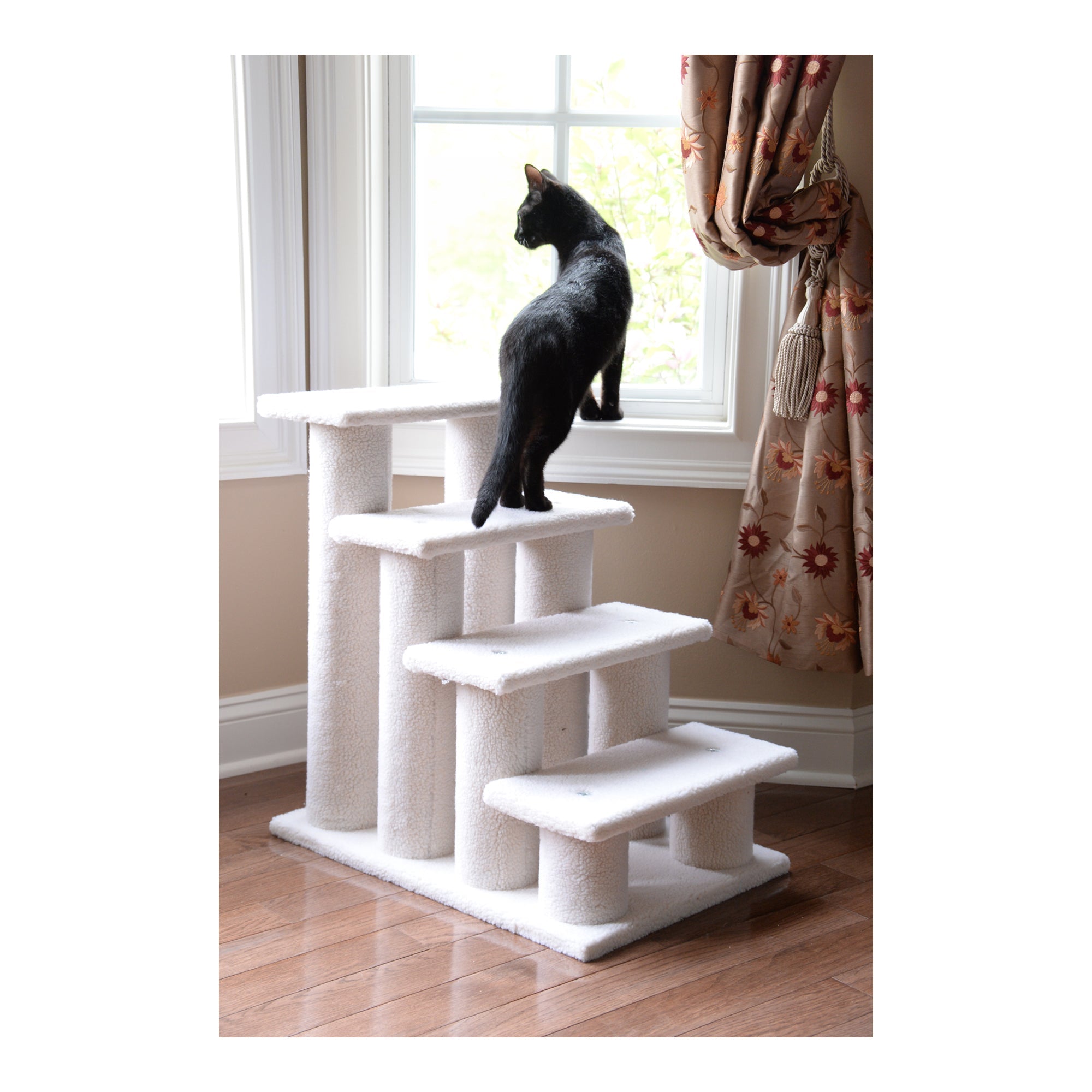 Armarkat 4 Steps Ramp For Dogs, Cats, Cat Step Stairs Ramp, 25