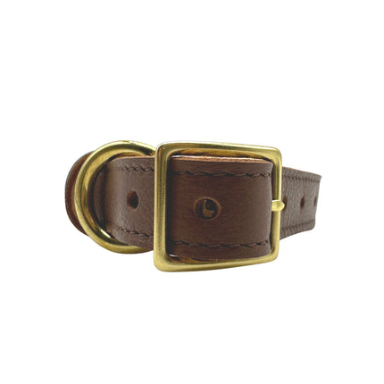 Plain Leather Dog Collar