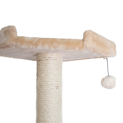 Armarkat 72" Beige Cat Tree With Spacious Condo SratchIng Post A7202