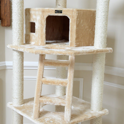 Armarkat Multi-function Cat Tower W Spacious Condo Perches A8001 Beige