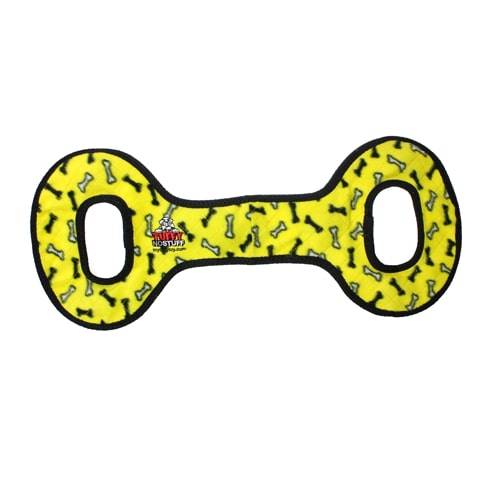 tuffy® Ultimate™ No Stuff Tug-O-War Yellow Bone print