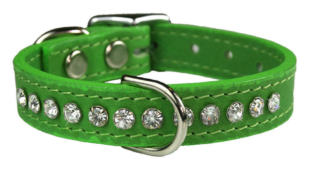 Kiwi Signature Leather Crystal Collar