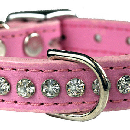 Rose Signature Leather Crystal Collar