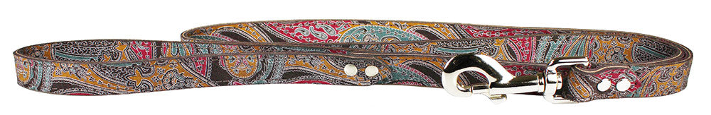 Chocolate Paisley Leather Collection Set