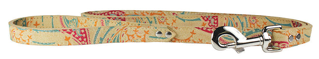 Sand Paisley Leather Collection