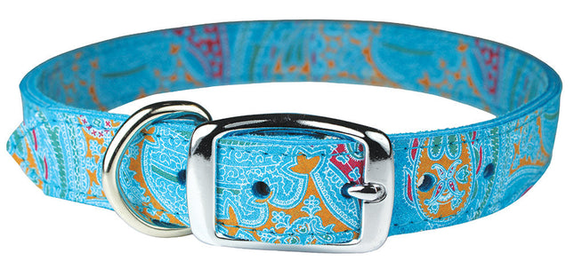 Turquoise Paisley Leather Collection