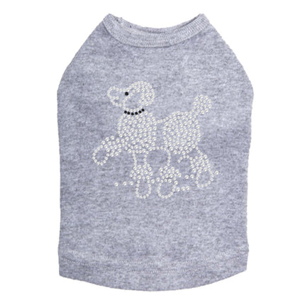 Poodle (Rhinestones) - Dog Tank