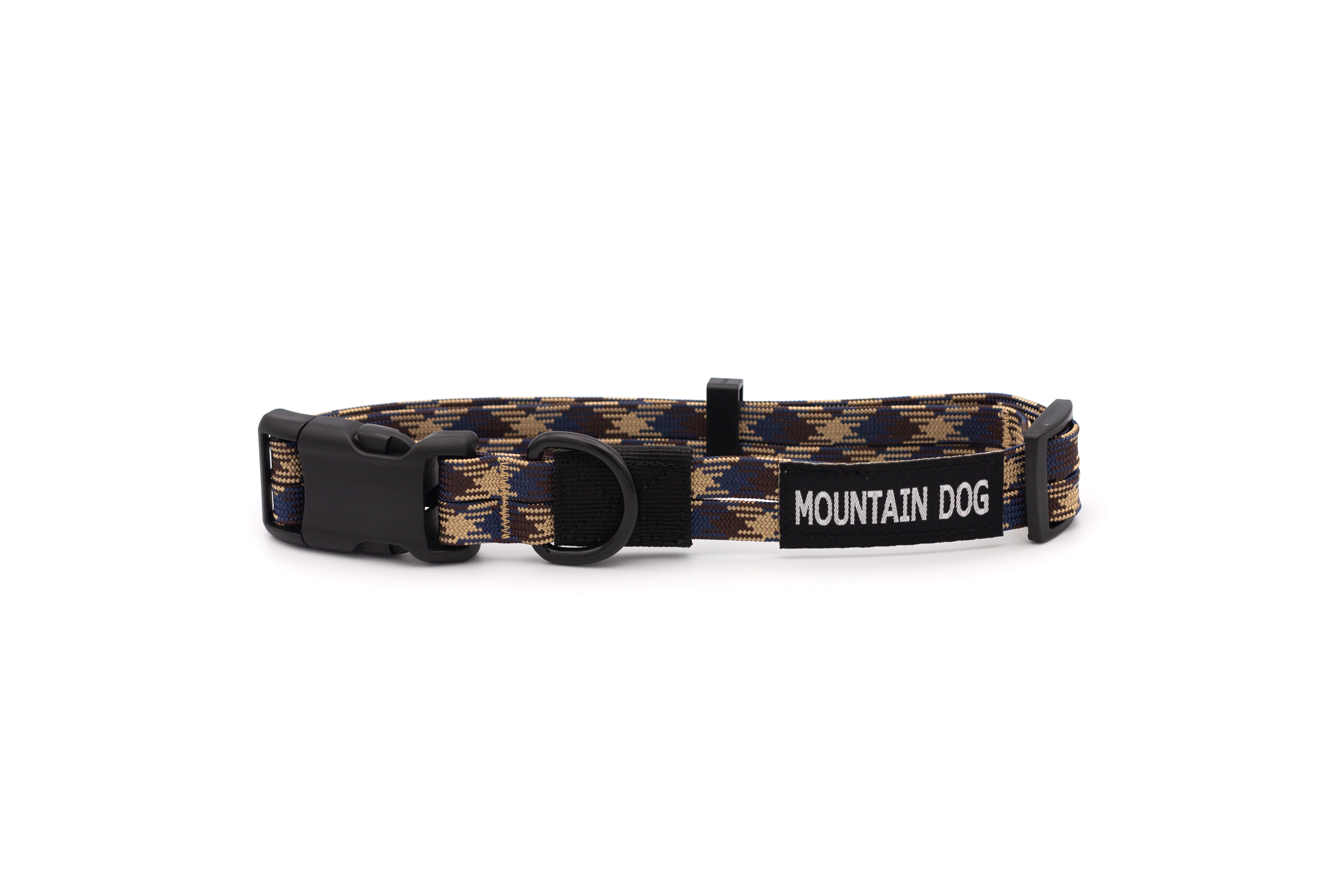 Adventure Style Mountain Argyle Climbing Rope Dog Collar L 1