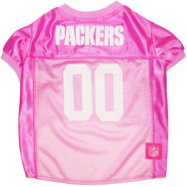 Green Bay Packers PINK Dog Jersey