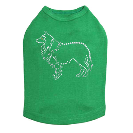 Collie Outline - Dog Tank