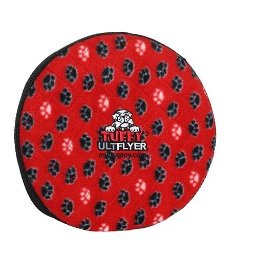 tuffy® Ultimate™ Flyer Red Paw print