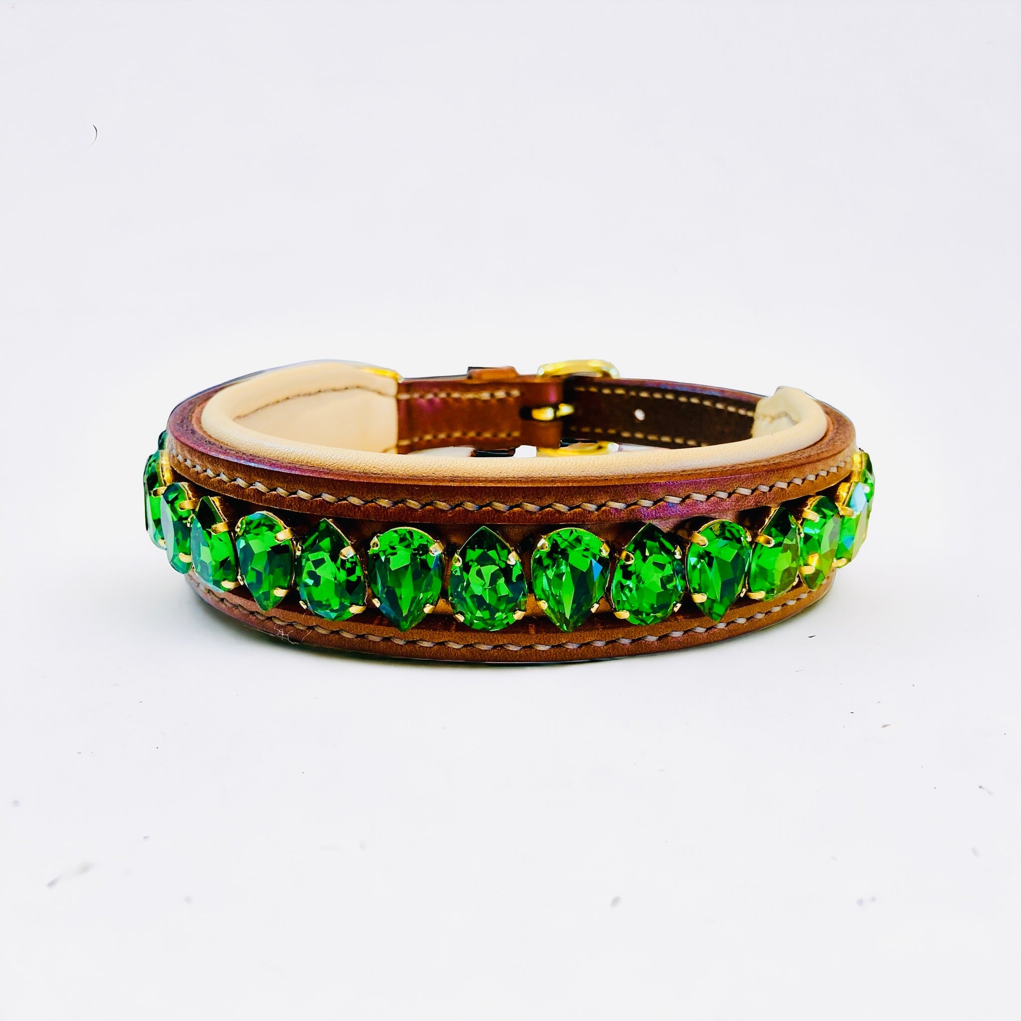 Liz Dog Collar Fern Green