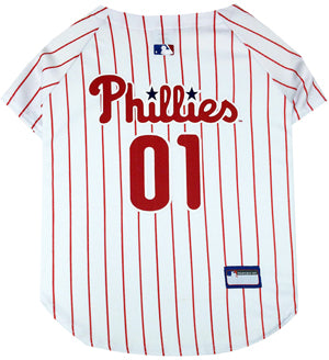 Philadelphia Phillies Dog Jersey - w/red stripes