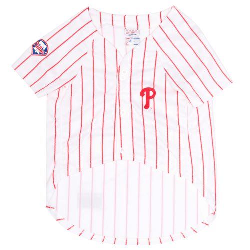 Philadelphia Phillies Dog Jersey with Red Stripes