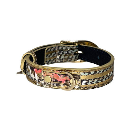 XS 7”-14” Scottsdale Collection Multi-Tone Gold Custom Snake Collar/Custom Gold Italian Hardware