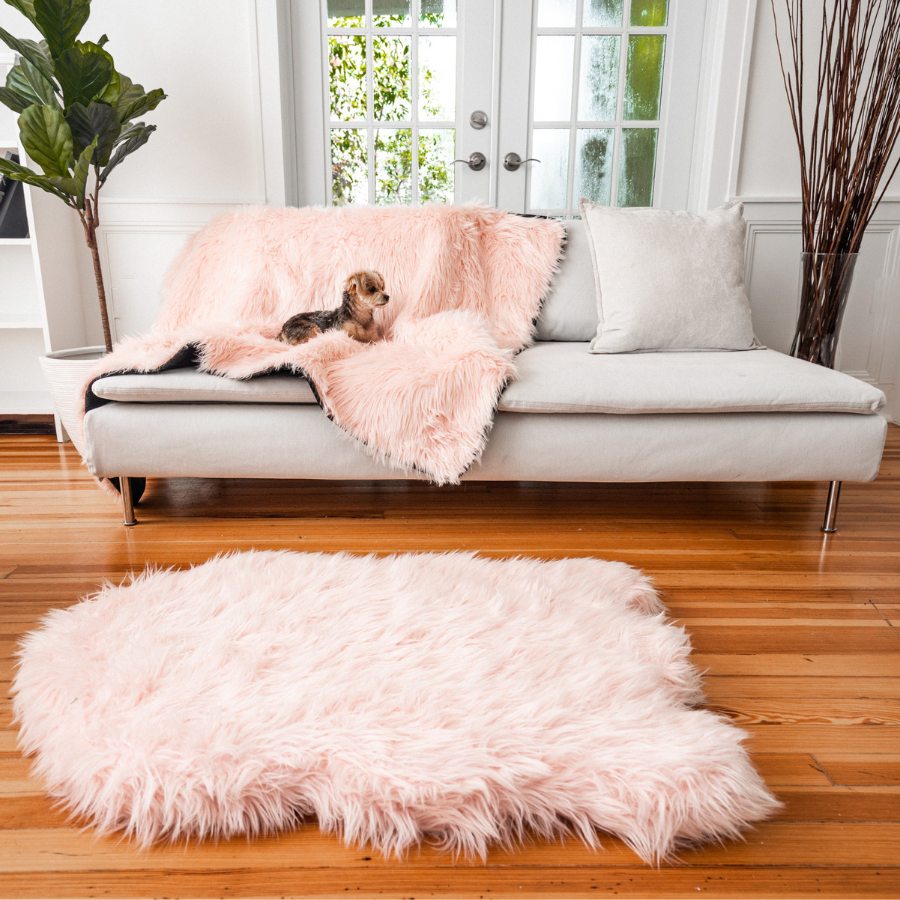 PupProtector Waterproof Throw Blanket - Blush Pink