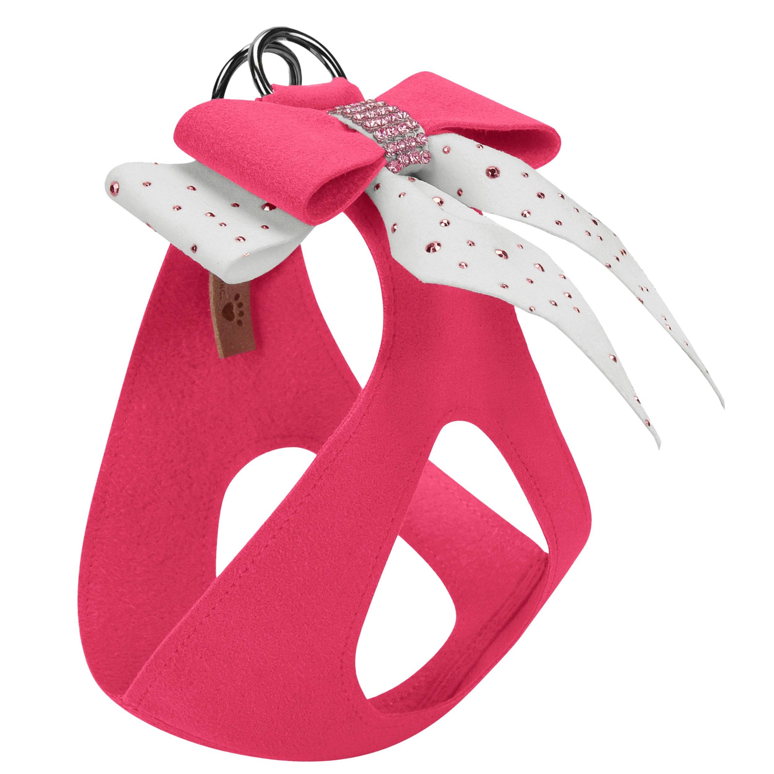 Pink is Love Double Tail Bow Step In Harness