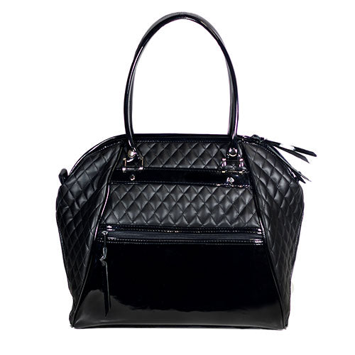 Haylee - Black Quilted Luxe