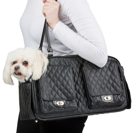 Marlee - Black Quilted