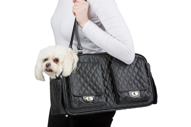 Marlee - Black Quilted