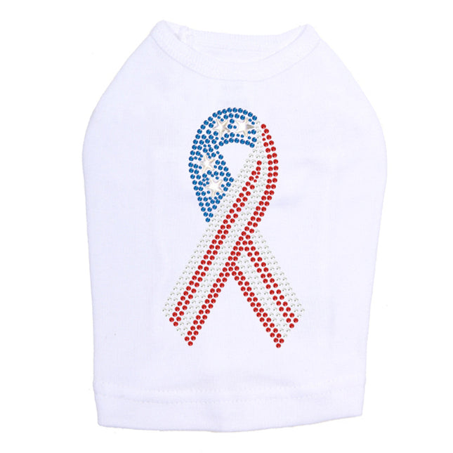 Ribbon (Red, White, & Blue) - Dog Tank