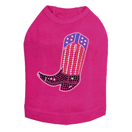 Boot (Red, White, & Blue) - Dog Tank